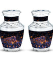 Starry Night Prowl - Tiger Urn Memorial, Funeral Shape Urn