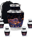 Starry Night Prowl - Tiger Urn Memorial, Funeral Shape Urn