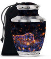 Starry Night Prowl - Tiger Urn Memorial, Funeral Shape Urn