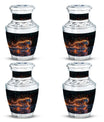 Fiery Rain Stride - Tiger Urn Memorial, Funeral Cremation Urn For Ashes