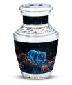 Spectral Bloom Stealth - Tiger Urn Large Memorial, Funeral Urn For Ashes