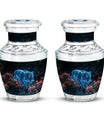 Spectral Bloom Stealth - Tiger Urn Large Memorial, Funeral Urn For Ashes