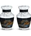 Ember Stalker - Tiger Urn Memorial, Funeral Cremation Urn