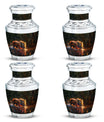 Glowing Monsoon Majesty - Tiger Urn Memorial, Funeral Shape Urn