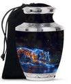 Fire Essence - Tiger Urn Memorial, Funeral Cremation Urn For Ashes