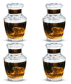Firelit Majesty - Tiger Urn Memorial, Funeral Cremation Urn