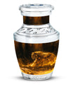 Firelit Majesty - Tiger Urn Memorial, Funeral Cremation Urn