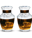 Firelit Majesty - Tiger Urn Memorial, Funeral Cremation Urn