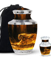 Firelit Majesty - Tiger Urn Memorial, Funeral Cremation Urn