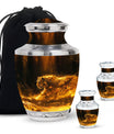 Firelit Majesty - Tiger Urn Memorial, Funeral Cremation Urn