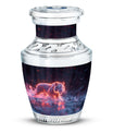 Crimson Ember Stalker - Tiger Urn Memorial, Funeral Shape Urn
