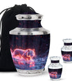 Crimson Ember Stalker - Tiger Urn Memorial, Funeral Shape Urn