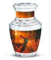 Golden Hour Fawn - Deer Urn Memorial, Funeral Shape Urn