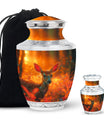 Golden Hour Fawn - Deer Urn Memorial, Funeral Shape Urn