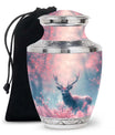 Deer Grove - Deer Urn Memorial, Funeral Cremation Urn For Ashes