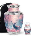 Deer Grove - Deer Urn Memorial, Funeral Cremation Urn For Ashes