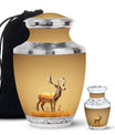Autumn Dee - Deer Urn Memorial, Funeral Cremation Urn For Ashes