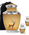 Autumn Dee - Deer Urn Memorial, Funeral Cremation Urn For Ashes