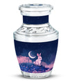 Lunar Blossom Watch - Rabbit Urn Memorial, Funeral Cremation Urn