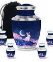 Lunar Blossom Watch - Rabbit Urn Memorial, Funeral Cremation Urn