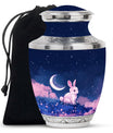 Lunar Blossom Watch - Rabbit Urn Memorial, Funeral Cremation Urn