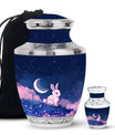 Lunar Blossom Watch - Rabbit Urn Memorial, Funeral Cremation Urn