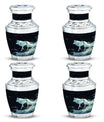 Wolf Wanderlust - Wolf Urn Memorial, Funeral Cremation Urn For Ashes