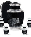 Wilderness - Wolf Urn Memorial, Funeral Cremation Urn