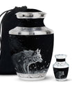 Wilderness - Wolf Urn Memorial, Funeral Cremation Urn