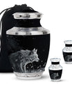 Wilderness - Wolf Urn Memorial, Funeral Cremation Urn
