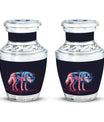 Neon Predator Essence - Wolf Urn Memorial, Funeral Shape Urn