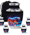 Lava Paws - Dog Urn Memorial, Funeral Cremation Urn For Ashes