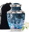 Chess Urn For Human Ashes Women Large Memorial, Funeral Urn For Ashes