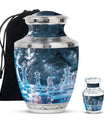Chess Urn For Human Ashes Women Large Memorial, Funeral Urn For Ashes