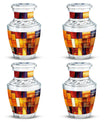 Stained Glass Cool Urn Ashes Memorial, Funeral Cremation Urn For Ashes