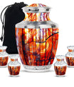 Stained Glass Urns For Human Ashes Large Memorial, Funeral Urn For Ashes