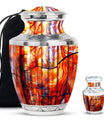 Stained Glass Urns For Human Ashes Large Memorial, Funeral Urn For Ashes