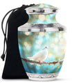 Dove Burial Urns For Adult Human Ashes Memorial, Funeral Shape Urn