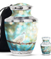 Dove Burial Urns For Adult Human Ashes Memorial, Funeral Shape Urn
