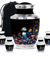 Puffin Bird Medium Urn Memorial, Funeral Shape Urn