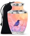 Puffin Bird Urn For Ashes Large Memorial, Funeral Urn For Ashes