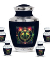 Zodiac Adult Urn For Ashes Memorial, Funeral Cremation Urn For Ashes