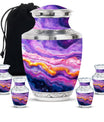 Abstract Adult Urn Large Memorial, Funeral Urn For Ashes