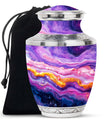 Abstract Adult Urn Large Memorial, Funeral Urn For Ashes