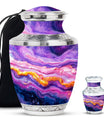 Abstract Adult Urn Large Memorial, Funeral Urn For Ashes