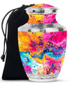 Abstract Urn For Ashes Adult Male Large Memorial, Funeral Urn For Ashes