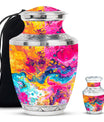 Abstract Urn For Ashes Adult Male Large Memorial, Funeral Urn For Ashes