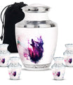 Wolf Howling Funeral Urn For Adult Ashes Memorial, Funeral Cremation Urn
