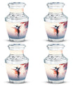 Humming Bird Keepsake For Ashes Funeral, Ashes Cremation Urn