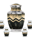 Pattern Small Urns For Human Ashes Funeral, Ashes Urn For Ashes